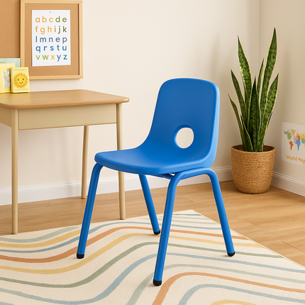 Silla Escolar Primaria Azul