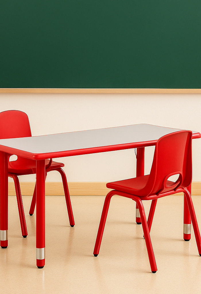 <h1>Mobiliario Escolar</h1><h4><br/>Sillas, Pupitres, Mesas Kinder de Comedor.</h4>