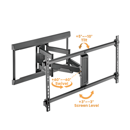 Bracket / Soporte Movible 180º para TV 43"-90"