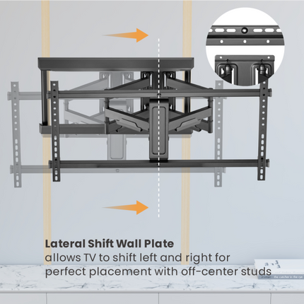 Bracket / Soporte Movible 180º para TV 43"-90"