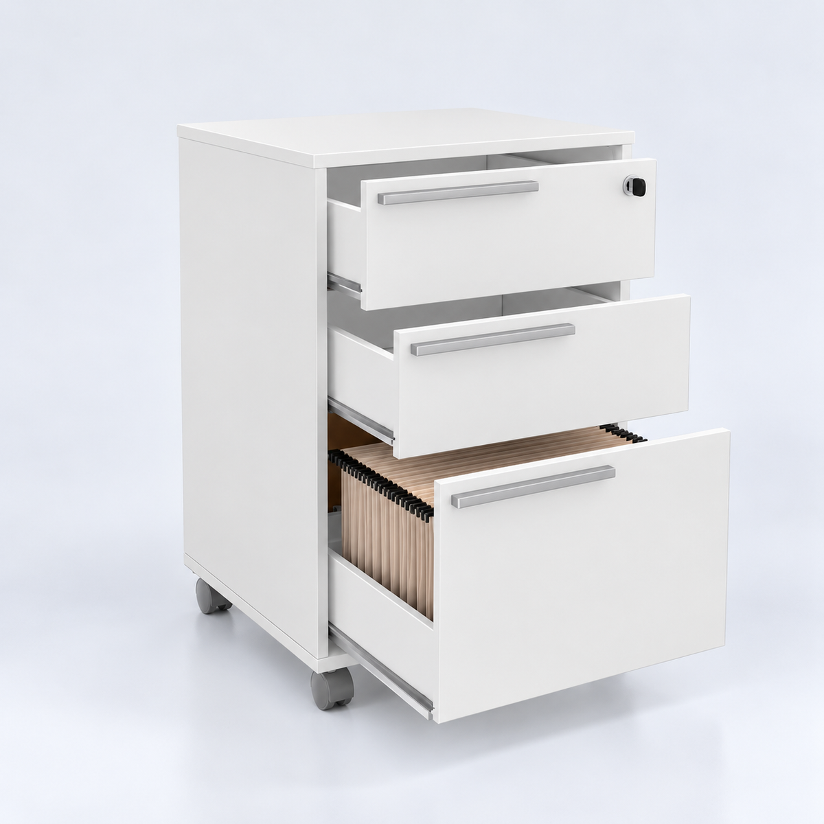Archivo Robot 3 Gavetas - Madera