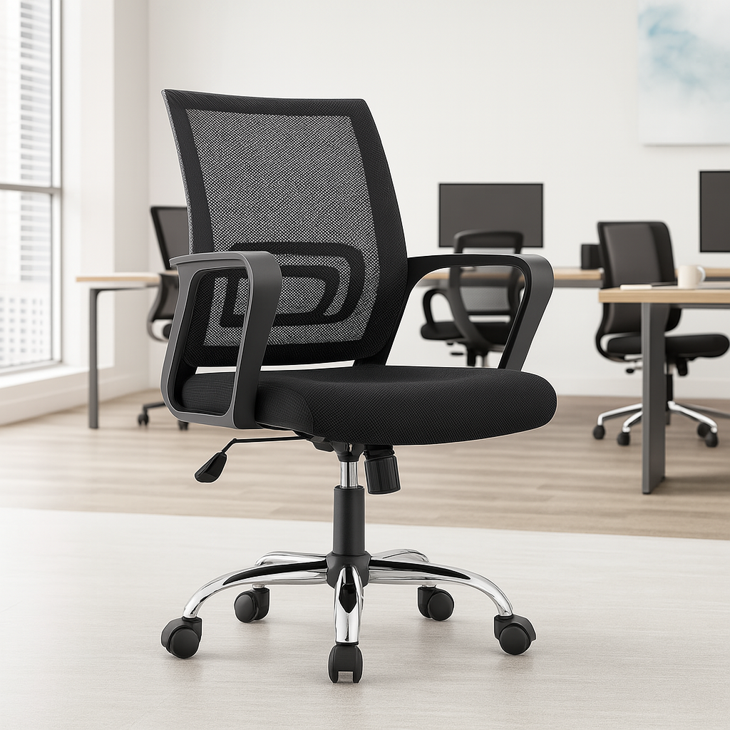 Silla Secretarial Mesh Ergonómica DC-123N