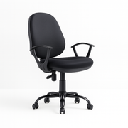 Silla Secretarial Negra Ergonómica DC-26