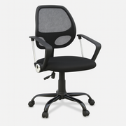 Silla Secretarial Negra Ergonómica DC-30GTN