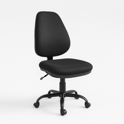 Silla Secretarial Negra Ergonómica DC-34WAN