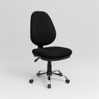 Silla Secretarial Negra Ergonómica DC-37N