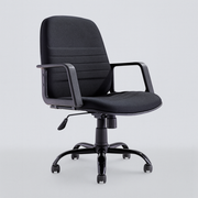 Silla Secretarial Negra Ergonómica DC-36N