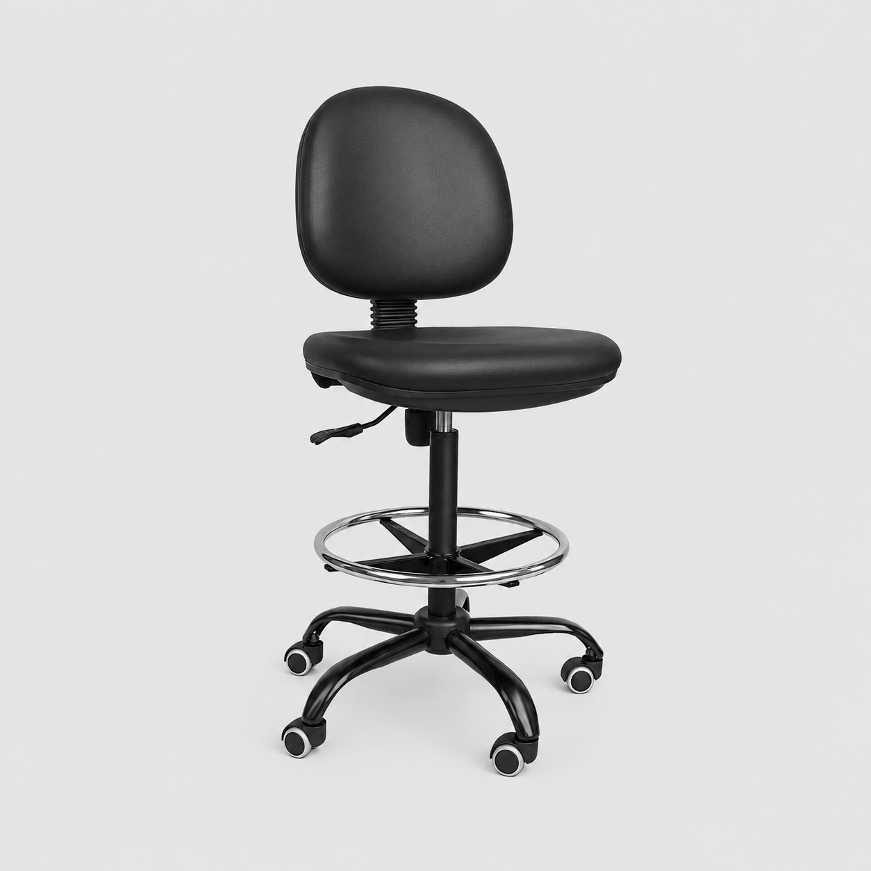 Silla Alta Tipo Cajero C/Descansa Pies DC-80PU