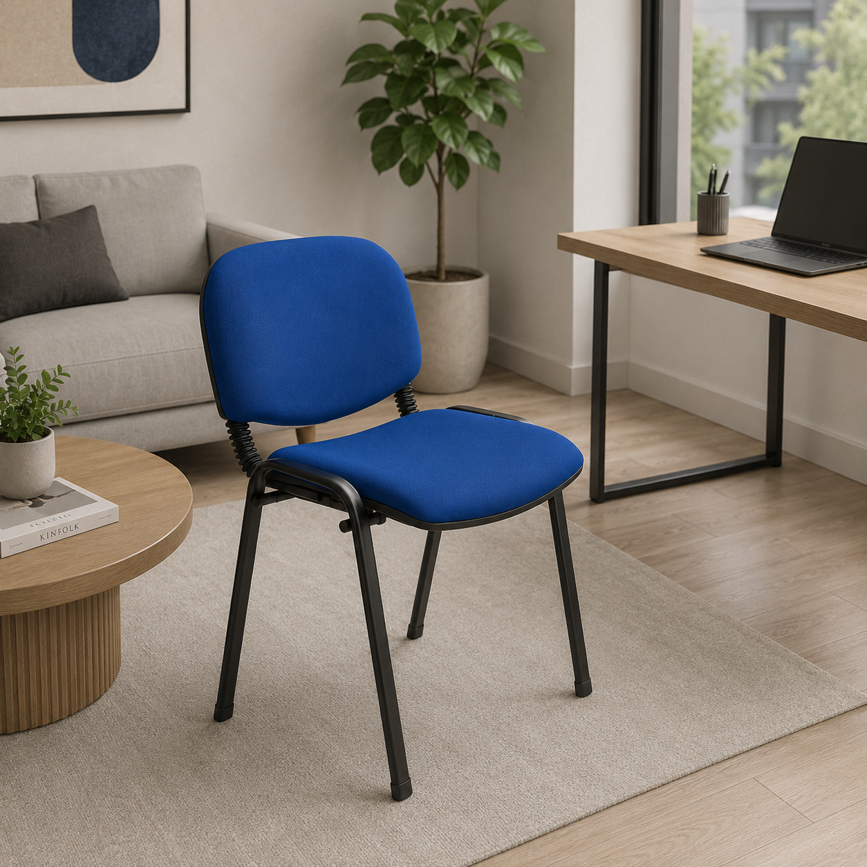 Silla De Espera de Tela DC-21A