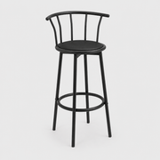Silla de Bar Girable de Cuerina