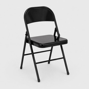 Silla Plegable Metalica - Negro