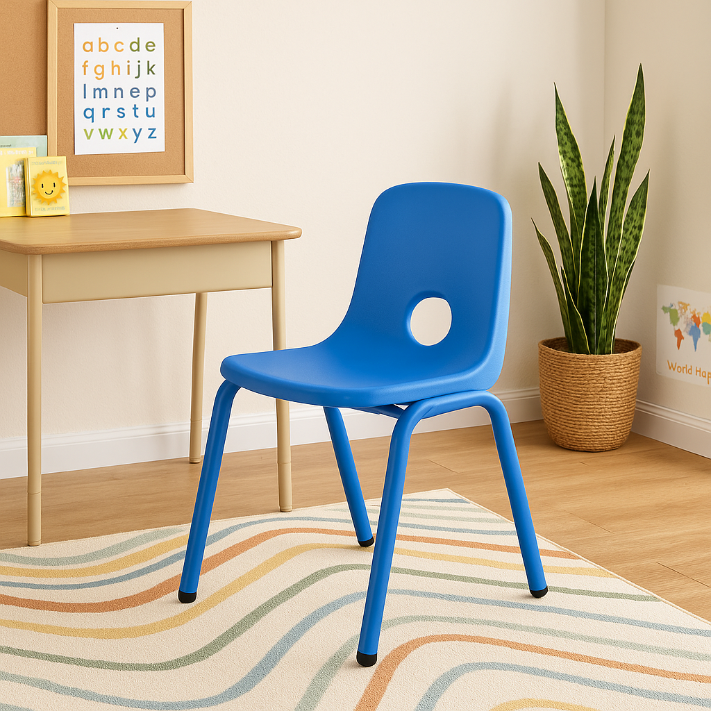 Silla Escolar Kinder Azul