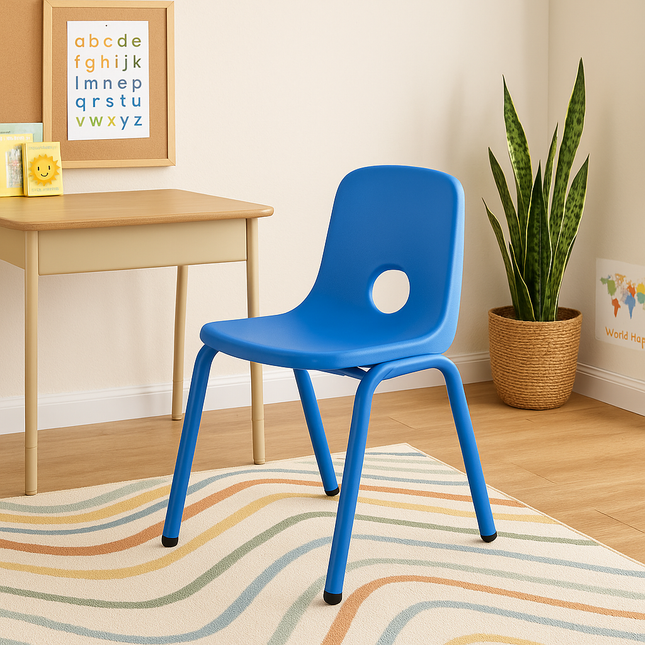 Silla Escolar Primaria Azul