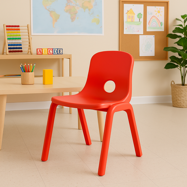 Silla Escolar Kinder Rojo