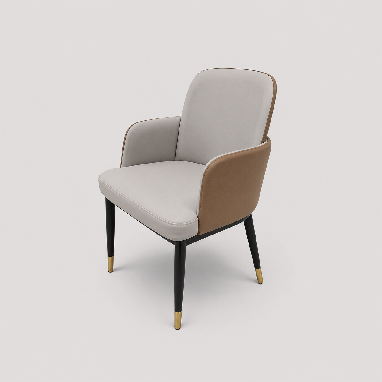 Silla de Sala Verdana - Gris/Cafe
