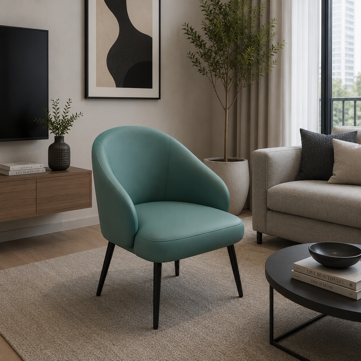 Silla de Sala Vancy - Verde