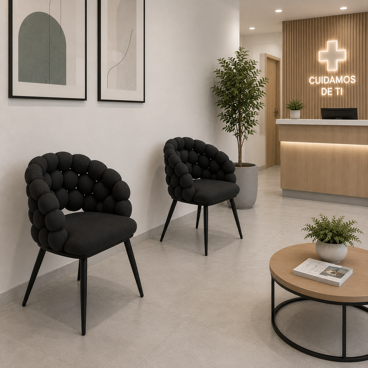 Silla de Sala Zambia - Negro
