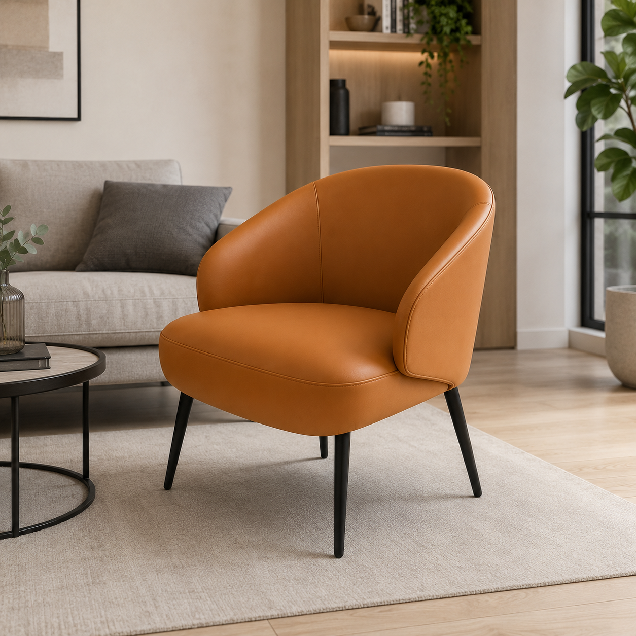 Silla de Sala Vancy - Mostaza