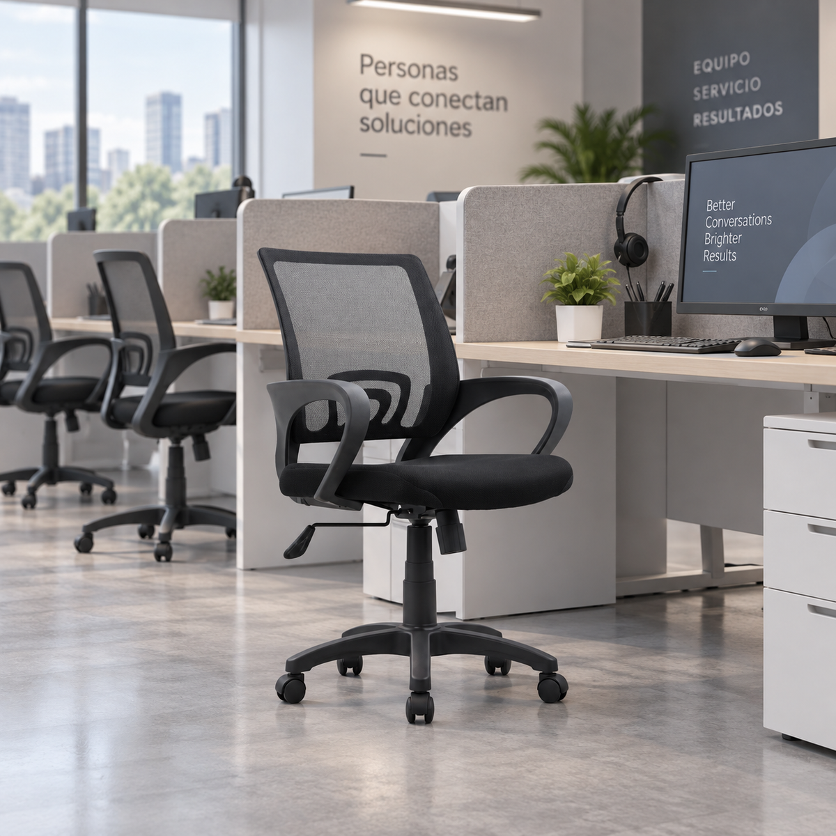 Silla Secretarial Ergonómica M3142