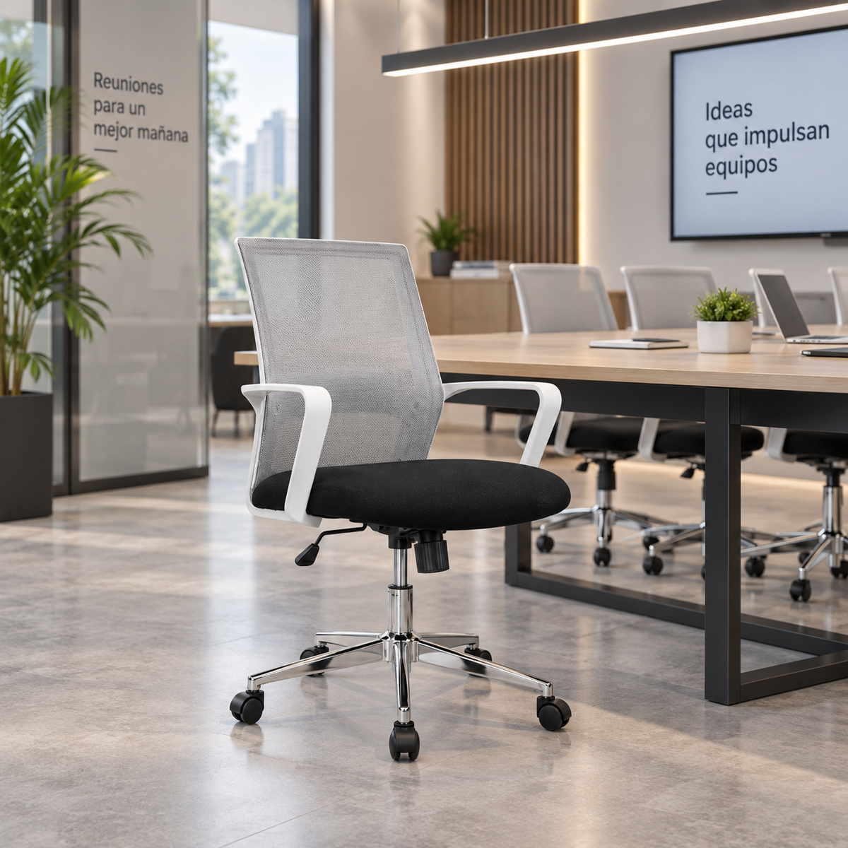 Silla Secretarial Mesh Ergonómica Sonik-B