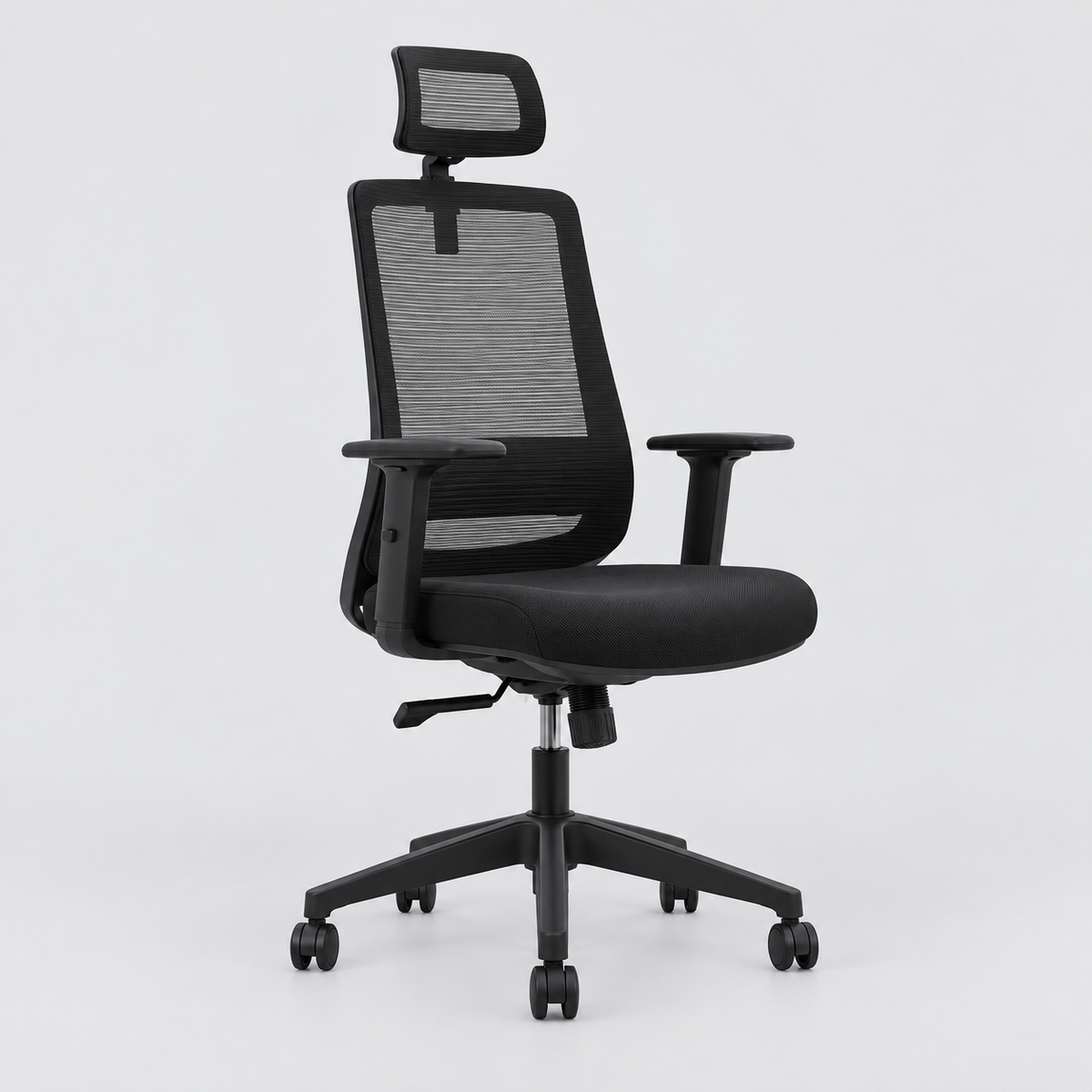 Silla Ejecutiva Negra Ergonómica H2207