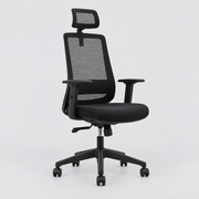 Silla Ejecutiva Negra Ergonómica H2207