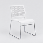 Silla De Espera Blanco PVC V6143