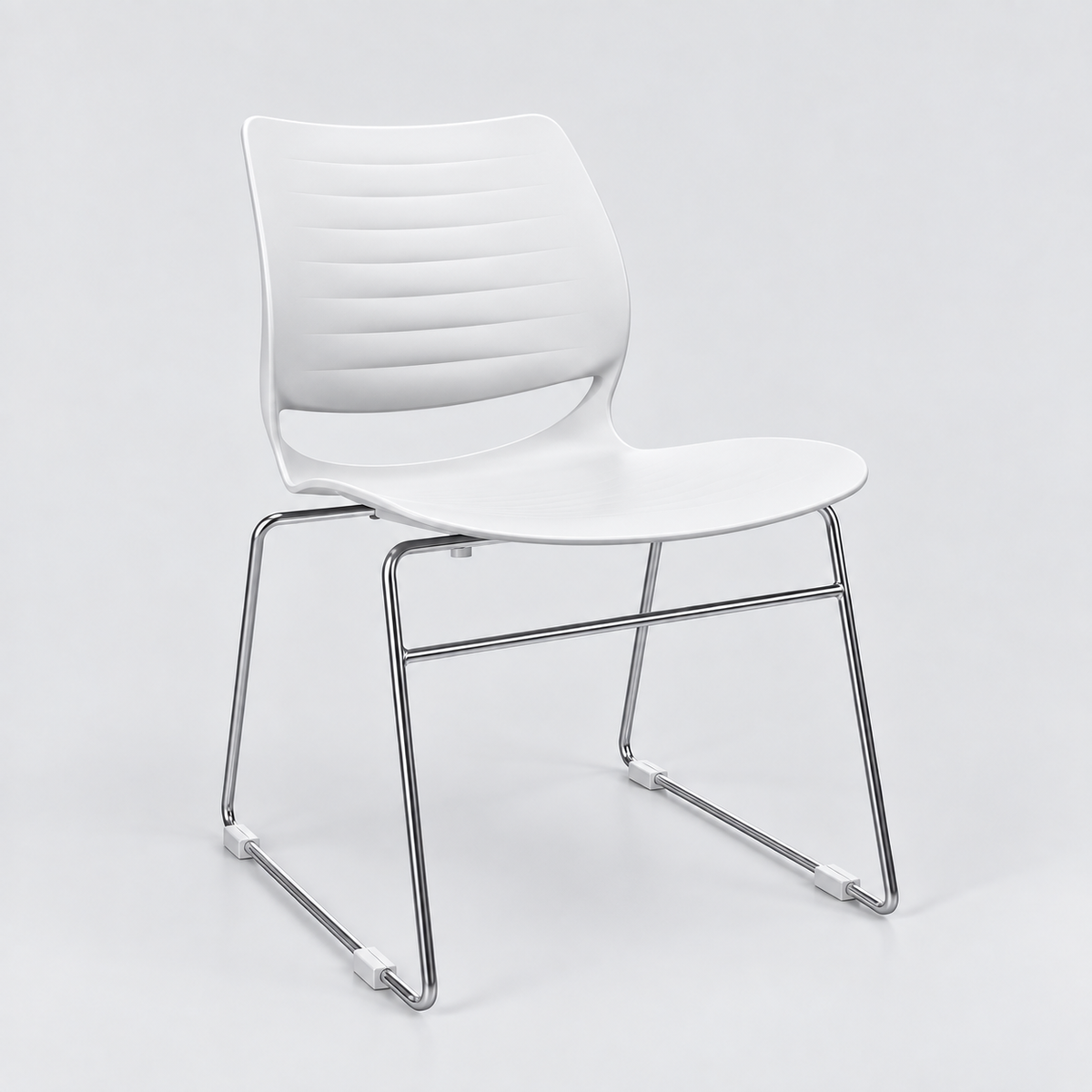 Silla De Espera Blanco PVC V6144