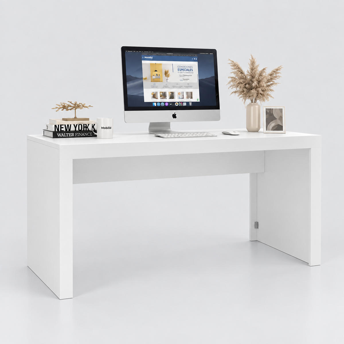 Escritorio Minimalista Blanco