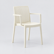 Silla De Espera con Reposabrazos Beige