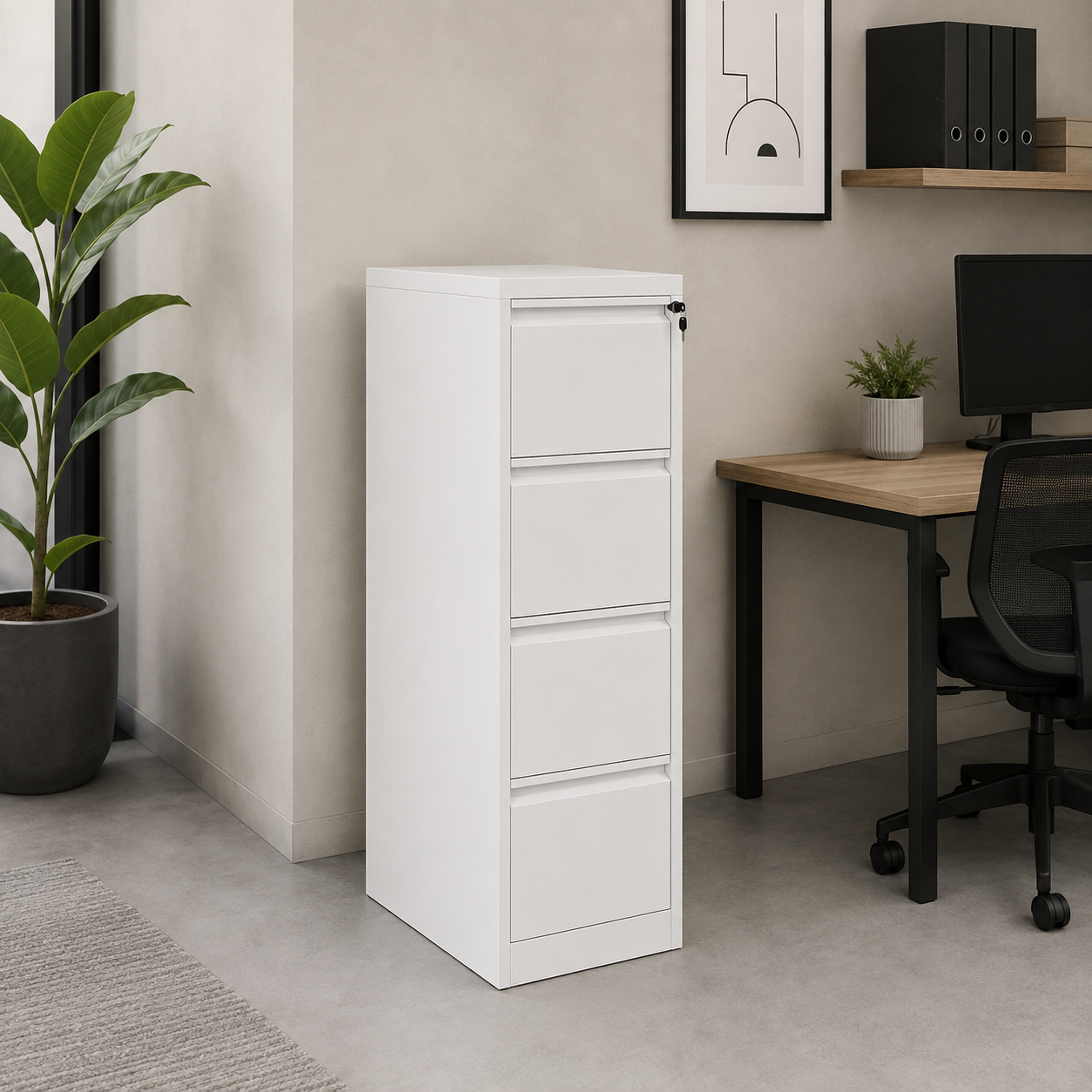 Archivo Vertical Metalico 4 Gavetas