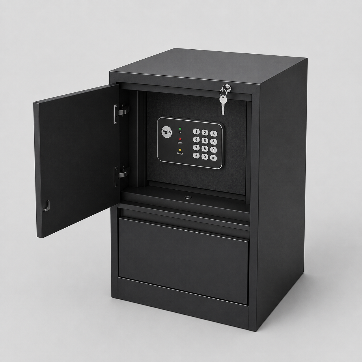 Archivo Vertical Metalico - Caja Fuerte + 1 Gaveta