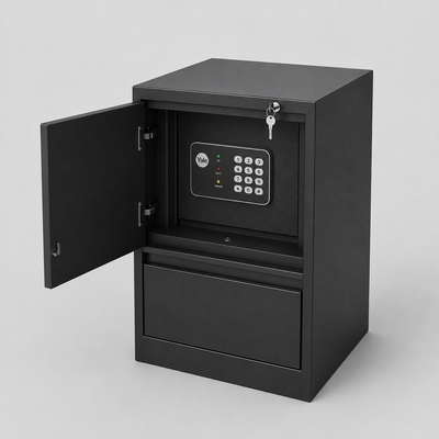 Archivo Vertical Metalico - Caja Fuerte + 1 Gaveta