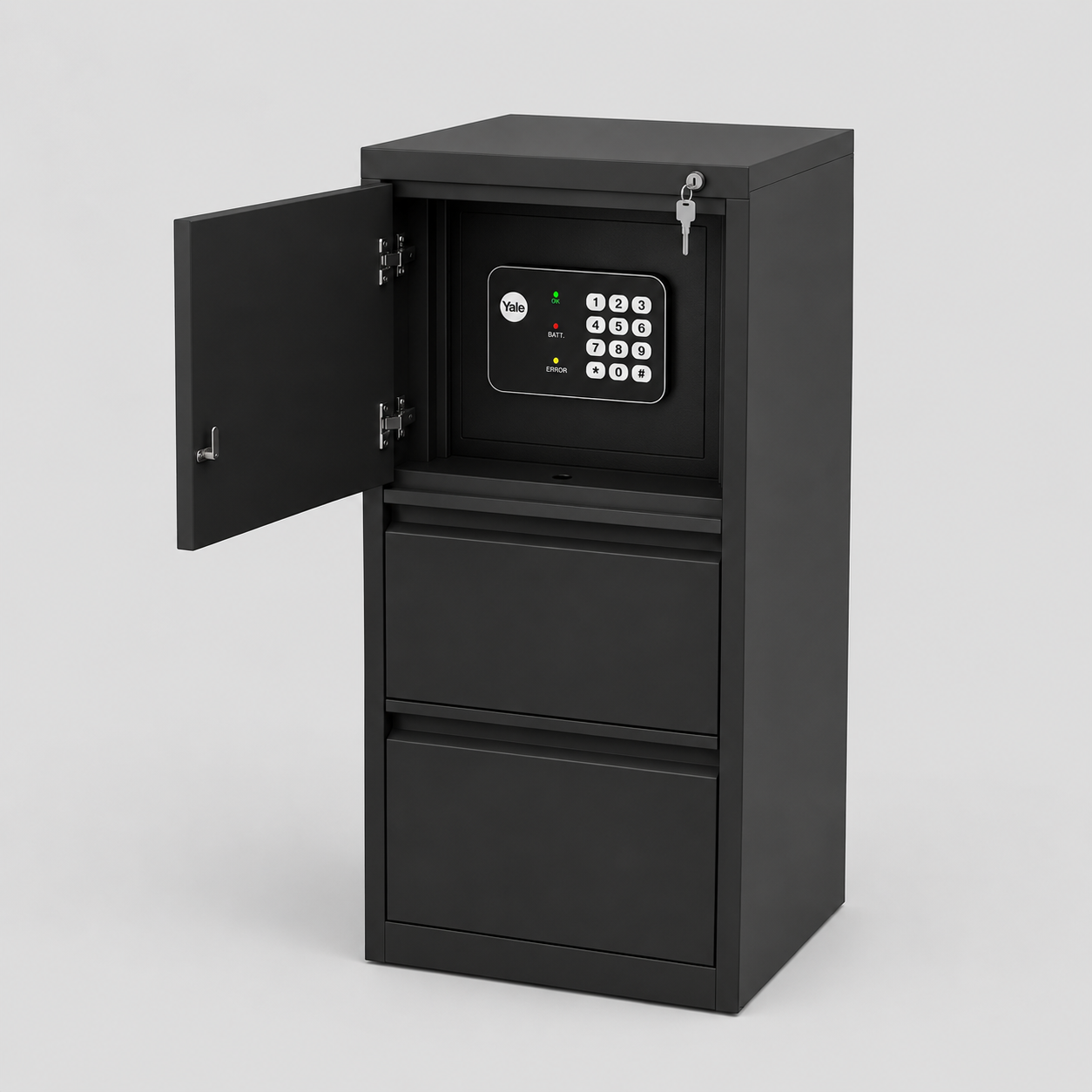 Archivo Vertical Metalico - Caja Fuerte + 2 Gaveta