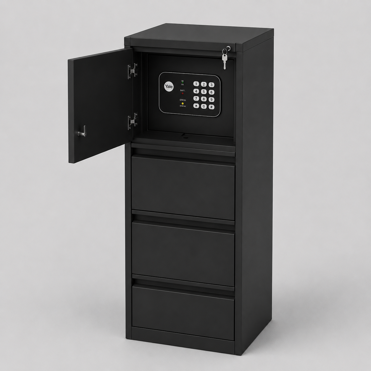Archivo Vertical Metalico - Caja Fuerte + 3 Gaveta
