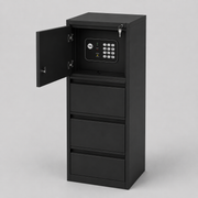 Archivo Vertical Metalico - Caja Fuerte + 3 Gaveta