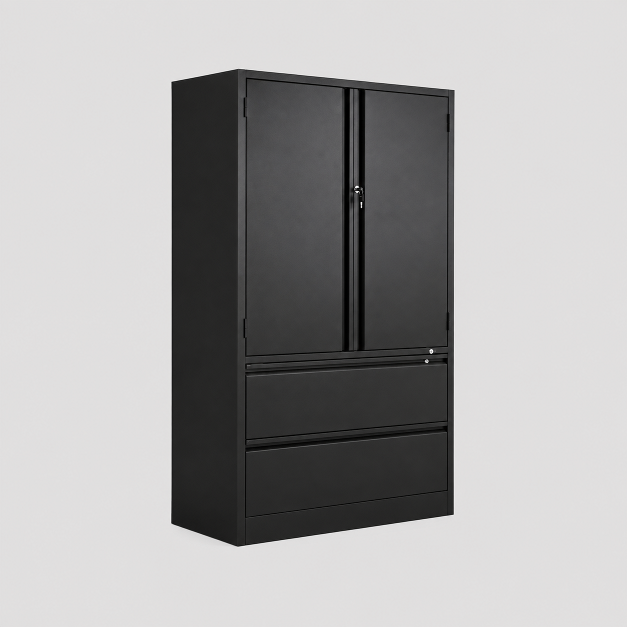 Armario Lateral Metalico 2 Puertas + 2 Gavetas