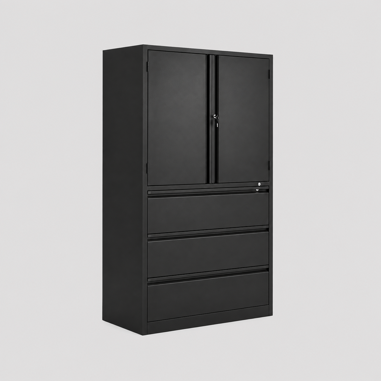 Armario Lateral Metalico 2 Puertas + 3 Gavetas