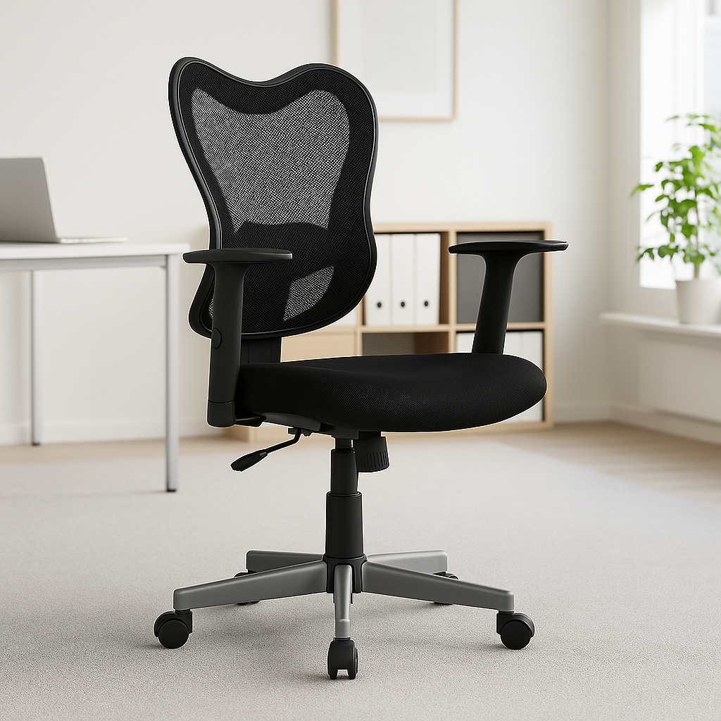 Silla Ejecutiva Negra Ergonómica DC-42N