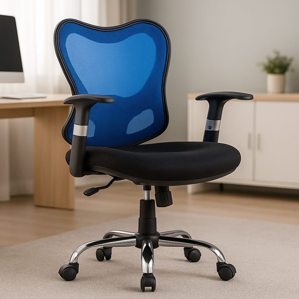 Silla Ejecutiva Negra Ergonómica DC-42A