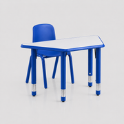 Mesa Escolar Trapecio Azul SC-007AZ