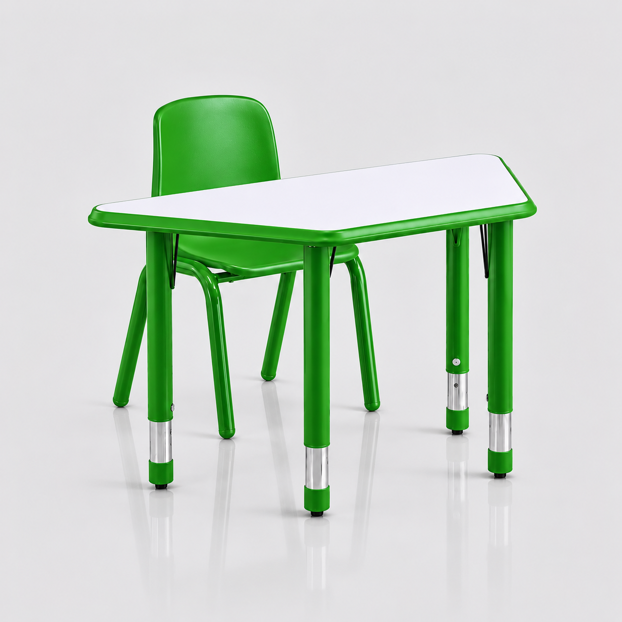 Mesa Escolar Trapecio Verde SC-007V