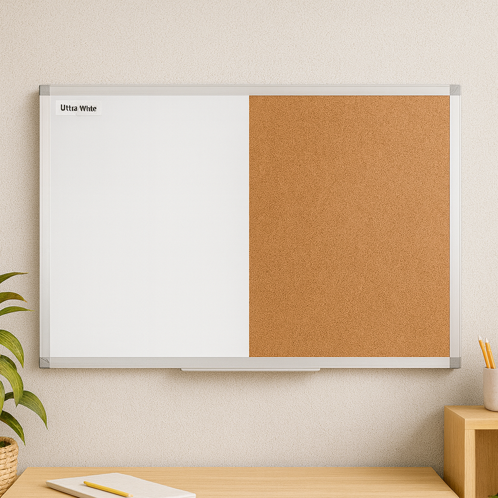 Pizarra Formica y Corcho 1.20 x 0.60 mts