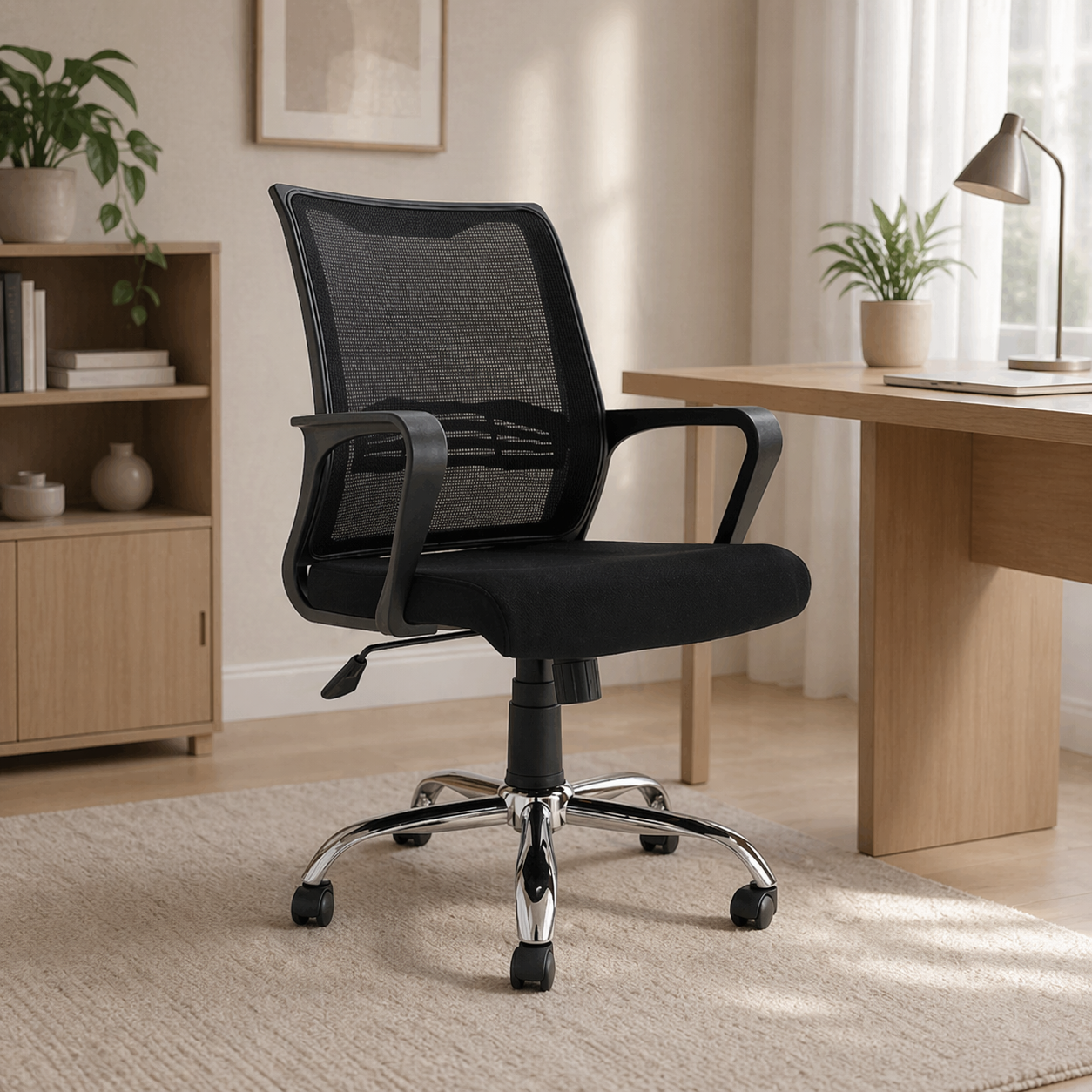 Silla Ejectiva de Tela Ergonómica DC-108