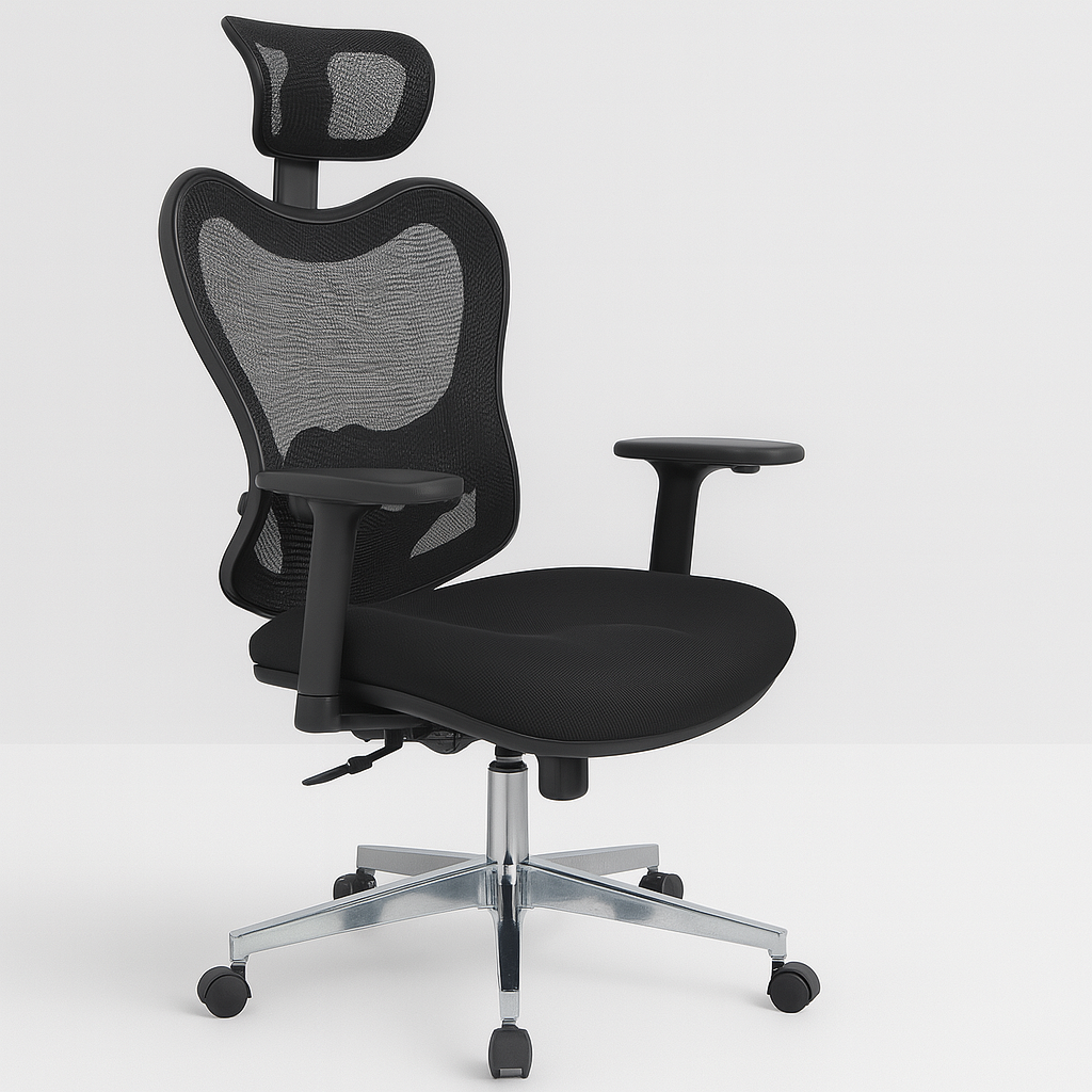 Silla Ejecutiva Negra Ergonómica DC-48N