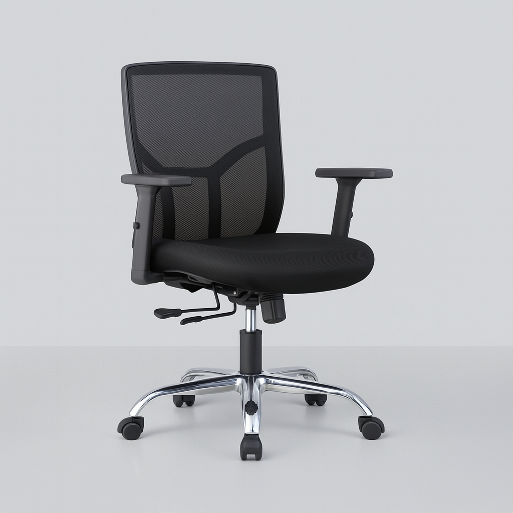 Silla Ejecutiva Negra Ergonómica DS-1102