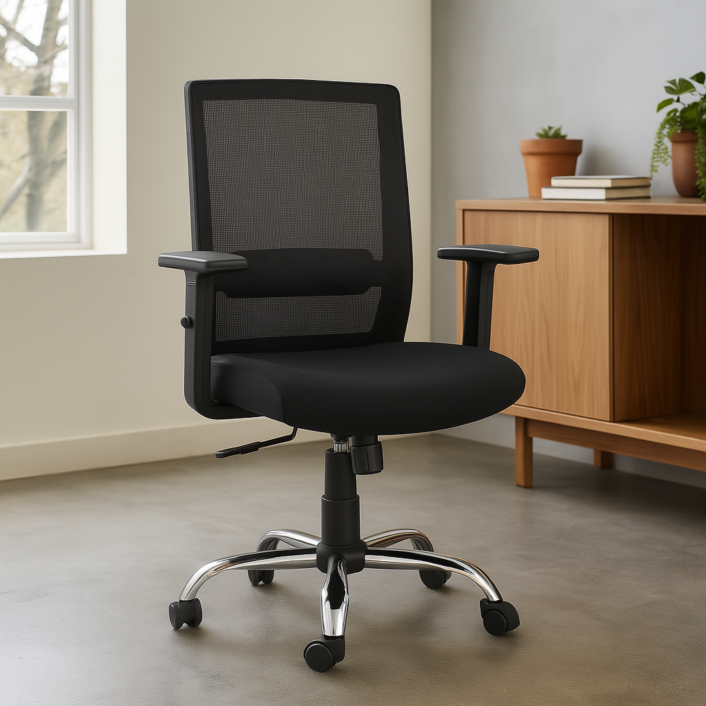 Silla Ejecutiva Negra Ergonómica DS-1103