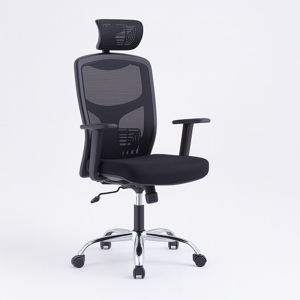 Silla Ejecutiva Negra Ergonómica DS-1202