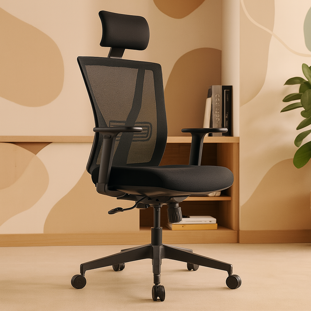 Silla Ejecutiva Negra Ergonómica DS-1203