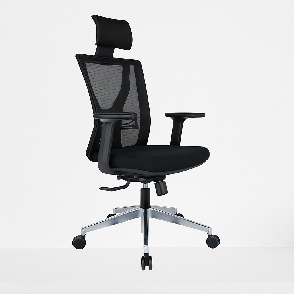 Silla Ejecutiva Negra Ergonómica DS-1203